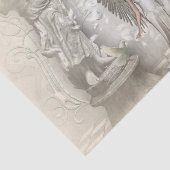 Schöne Fee mit Schmetterlingen Seidenpapier (Ausschnitt)