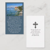 Schöne Feier des Lebens Gebetskarte Visitenkarte (Vorne/Hinten)