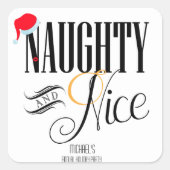 Schöne Feier Quadratischer Aufkleber (Vorderseite)