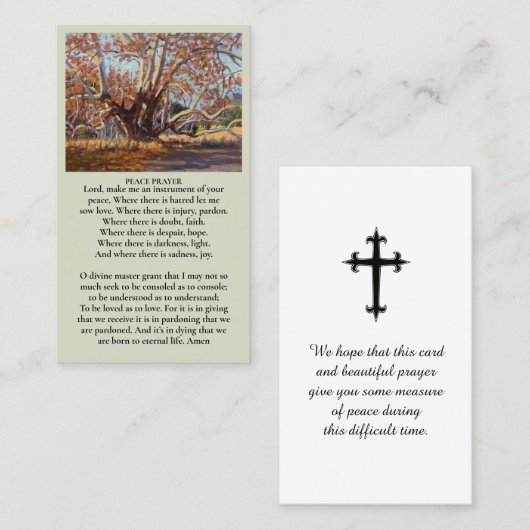 Schöne Feier zum Porträt des Lebensbaums Visitenkarte (Vorne/Hinten)