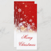 Schöne feierliche "Frohe Weihnachten" Illustration (Vorne/Hinten)