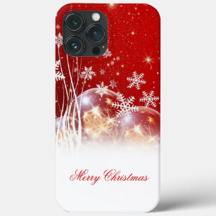 Schöne feierliche "Frohe Weihnachten" Illustration Case-Mate iPhone Hülle