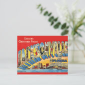 Schöne Feiertage Jacksonville Postkarte (Stehend Vorderseite)