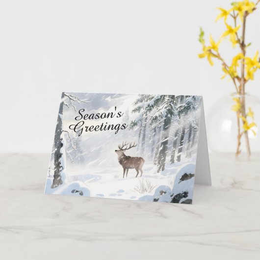 Schöne Feiertage Karte (Gelbe Blume)