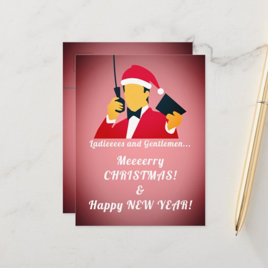 Schöne Feiertage Postkarte (Vorderseite/Rückseite Beispiel)