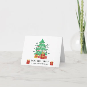 Schöne Feiertage (Weihnachtskarte) Niederländische Karte