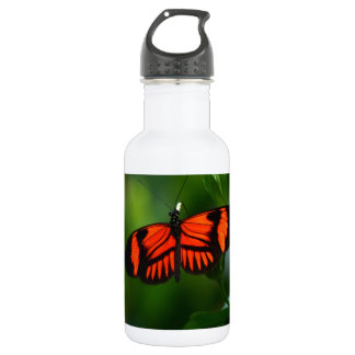Schöne, feine Rot- und Schwarzschmetterling Trinkflasche