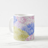 Schöne Felder von Hydrangeas Kaffeetasse (Vorderseite Links)