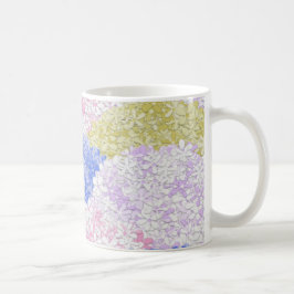 Schöne Felder von Hydrangeas Kaffeetasse