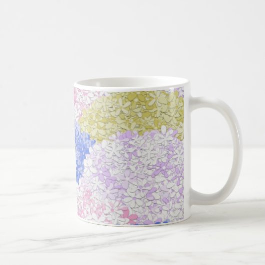 Schöne Felder von Hydrangeas Kaffeetasse (Rechts)
