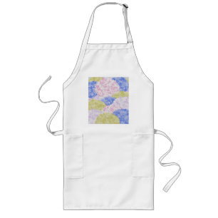 Schöne Felder von Hydrangeas Lange Schürze