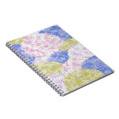 Schöne Felder von Hydrangeas Notizblock (Rechte Seite)