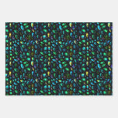 Schöne Felsen Scales Ovals Muster Geschenkpapier Set (Vorderseite 2)
