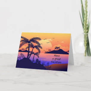 Schöne Ferien Karte