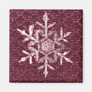 Schöne Ferien Sweater Winter Snowflake Magnet