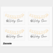 Schöne Ferienaufkleber Rechteckiger Aufkleber (Blatt)