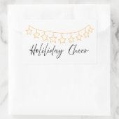 Schöne Ferienaufkleber Rechteckiger Aufkleber (Tasche)