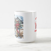 Schöne Ferienkuh mit Kardinal Personalisiert Kaffeetasse (Mittel)