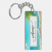 Schöne Ferienwohnung am Strand zu vermieten Schlüsselanhänger (Vorderseite links)