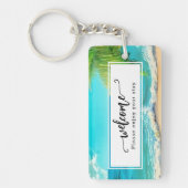 Schöne Ferienwohnung am Strand zu vermieten Schlüsselanhänger (Vorderseite)