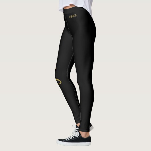 Schöne Festivals Trauzeugin für Script-Glitzer Leggings (Links)