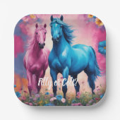 Schöne Fill- oder Colt Gender-Offenbarung Pappteller (Vorderseite)