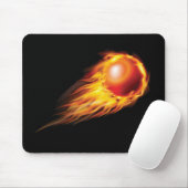 Schöne Fireball Mouse Mat Mousepad (Mit Mouse)