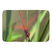 Schöne Firecracker Dragonfly Akryllische Malerei Badematte (Vorderseite)
