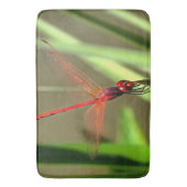Schöne Firecracker Dragonfly Akryllische Malerei Badematte (Vorderseite Vertikal)