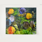 SCHÖNE FISCHE FOTO-BACKDROP WANDTEPPICH (Vorderseite (Horizontal))