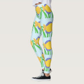 schöne Fischmalerei Leggings (Links)