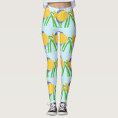 schöne Fischmalerei Leggings (Vorderseite)