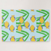 schöne Fischmalerei Puzzle (Horizontal)
