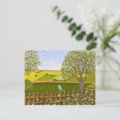 Schöne Flachkarte mit Aussicht (Stehend Vorderseite)
