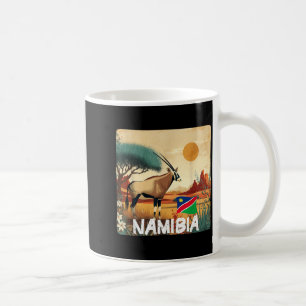 Schöne Flagge Namibias mit Gemsbok für Oryx-Fans Kaffeetasse