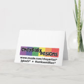 Schöne Flagge - Sandy Weihnachtskarte Feiertagskarte (Rückseite)