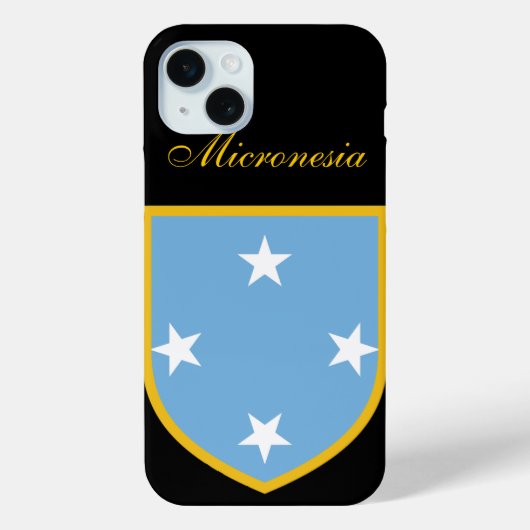 Schöne Flagge von Mikronesien Case-Mate iPhone Hülle (Rückseite)