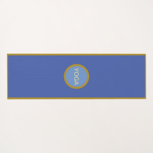 Schöne Flamingos am Strand Yogamatte (Rückseite (Horizontal))