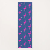 Schöne Flamingos auf blau Yogamatte (Vorderseite)