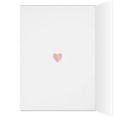 Schöne Flamingos auf der Beach Birthday Card (Innen (Links))