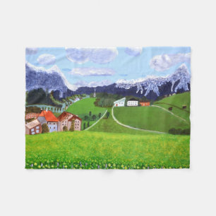 Schöne Fleece-Decke aus Norwegen Fleecedecke