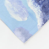 Schöne Fleece-Decke aus Norwegen Fleecedecke (Ecke)