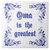 Schöne Fliese mit fertigen kundenspezifisch an (Vorderseite)