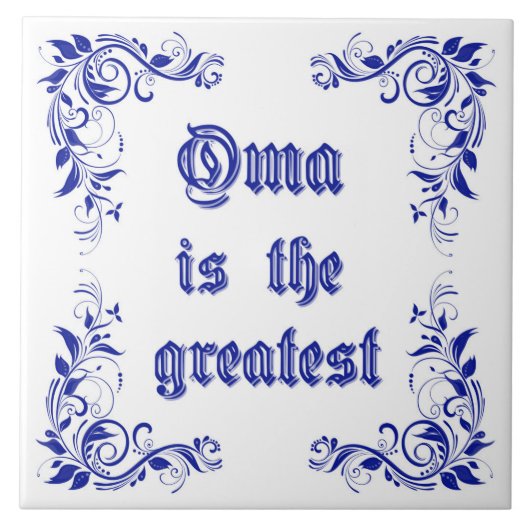 Schöne Fliese mit fertigen kundenspezifisch an (Vorderseite)