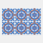 Schöne Fliesendesigns Geschenkpapier Set (Vorderseite 2)