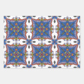 Schöne Fliesendesigns Geschenkpapier Set (Vorderseite)