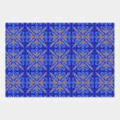 Schöne Fliesendesigns zum Verpacken von Papierblät Geschenkpapier Set (Vorderseite 2)