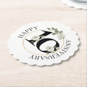 Schöne Flora 10. JAHRESTAG Untersetzer (angewinkelt)