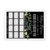 Schöne Flora 2023 Personalisiert Magnet (Horizontal)