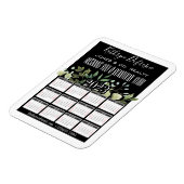 Schöne Flora 2023 Personalisiert Magnet (Linke Seite)